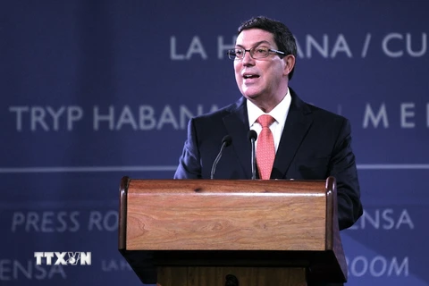 Ngoại trưởng Cuba Bruno Rodriguez. (Ảnh: AFP/TTXVN)
