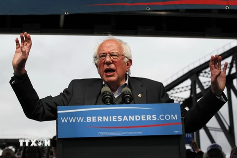 Thượng nghị sỹ bang Vermont Bernie Sanders. (Ảnh: AFP/TTXVN)
