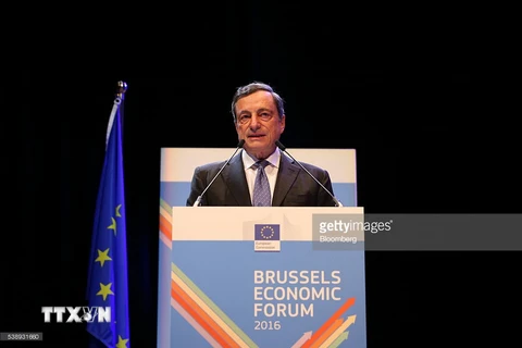 Chủ tịch Ngân hàng Trung ương châu Âu (ECB) Mario Draghi. (Nguồn: Bloomberg/Getty Images)