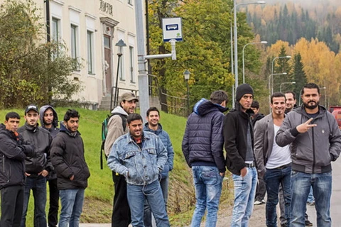 Những người tị nạn mới hồi tháng 10/2015. (Nguồn: flickr.com)