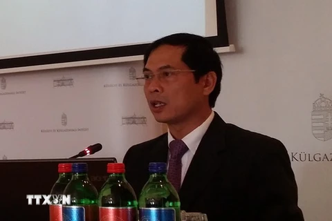 Thứ trưởng Ngoại giao Bùi Thanh Sơn. (Ảnh: TTXVN)