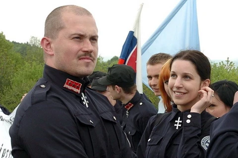 Lãnh đạo đảng "Nhân dân Slovakia của Chúng ta" Marian Kotleba. (Nguồn: Reuters)