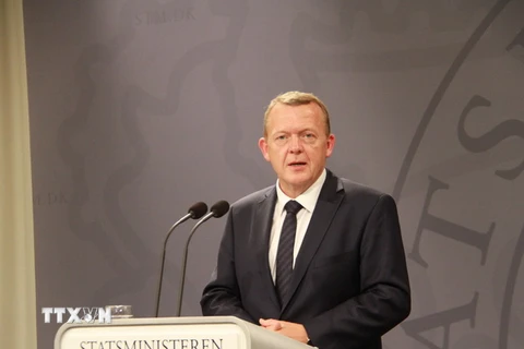 Thủ tướng Đan Mạch Lars Loekke Rasmussen. (Ảnh: THX/TTXVN)