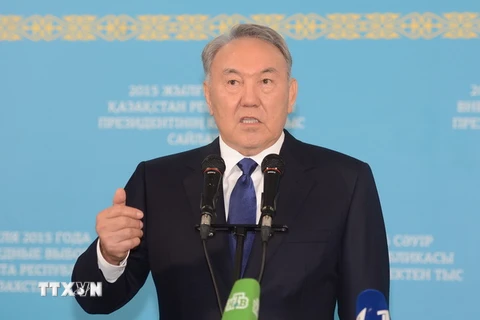 Tổng thống Kazakhstan Nursultan Nazarbayev. (Ảnh: THX/TTXVN)