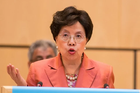 Tiến sỹ Margaret Chan, Tổng Giám đốc Tổ chức Y tế Thế giới. (Ảnh: THX/TTXVN)