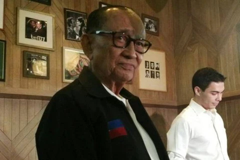 Cựu Tổng thống Philippines Fidel Ramos. (Nguồn: philstar.com)