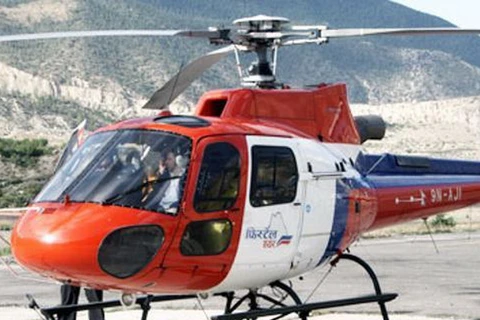 Một máy bay trực thăng của hãng Fishtail Air. (Nguồn: Fishtail Air)