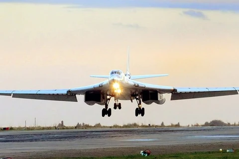 Siêu máy bay quân sự Tu-160M2. (Nguồn: Getty Images)