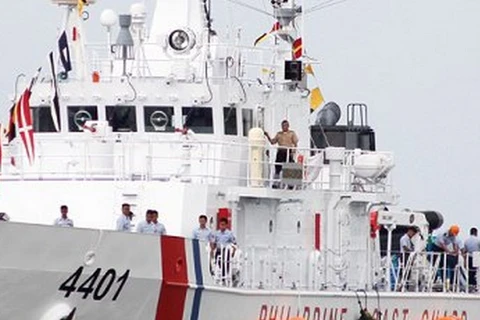 Tàu tuần tra trên biển của Philippines. (Nguồn: inquirer.net)