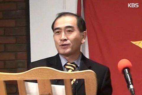Công sứ Thae Yong-ho của Đại sứ quán Triều Tiên tại London. (Nguồn: kbs.co.kr)