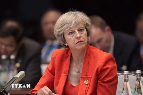 Thủ tướng Anh Theresa May. (Ảnh: AFP/TTXVN)