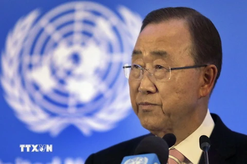 Tổng Thư ký Liên hợp quốc Ban Ki-moon. (Ảnh: EPA/TTXVN) 