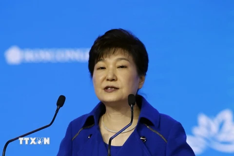 Tổng thống Hàn Quốc Park Geun Hye. (Ảnh: EPA/TTXVN)