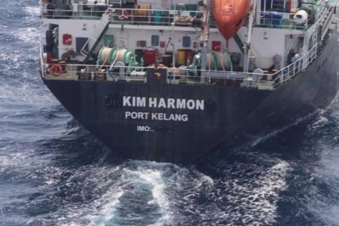 Tàu chở dầu Orkim Harmony. (Nguồn: Hải quân Malaysia)