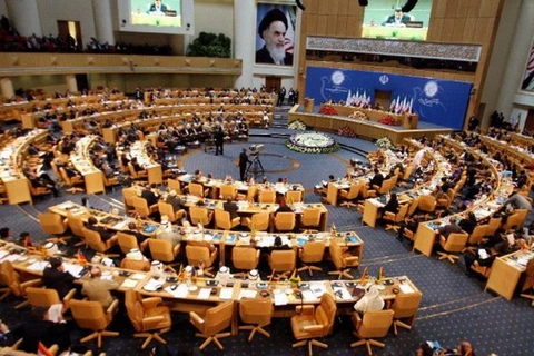 Một phiên họp của Hội nghị thượng đỉnh lần thứ XVII của Phong trào Không liên kết 16, tổ chức tại Iran. (Nguồn: veteransnewsnow.com)