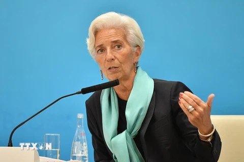Giám đốc IMF Christine Lagarde. (Ảnh: THX/TTXVN)