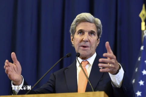 Ngoại trưởng Mỹ John Kerry. (Ảnh: EPA/TTXVN)