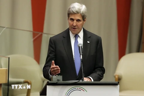Ngoại trưởng Mỹ John Kerry. (Ảnh: EPA/TTXVN)