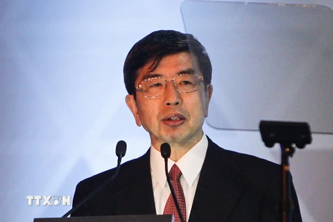 Chủ tịch ADB Takehiko Nakao. (Ảnh: THX/TTXVN)