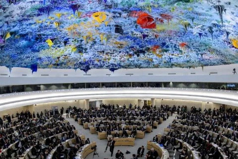 Một phiên họp của Hội đồng Nhân quyền Liên hợp quốc. (Nguồn: AFP)
