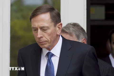 Cựu Giám đốc CIA David Petraeus. (Ảnh: AFP/TTXVN)