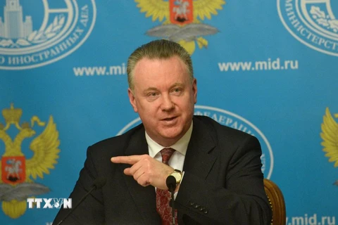 Đại diện thường trực của Nga tại OSCE Alexander Lukashevich. (Ảnh: Sputnik/TTXVN)