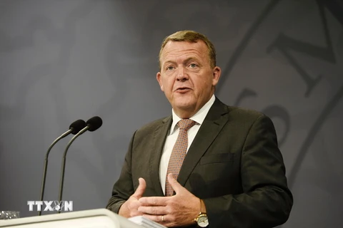 Thủ tướng Đan Mạch Lars Lokke Rasmussen. (Ảnh: AFP/TTXVN)