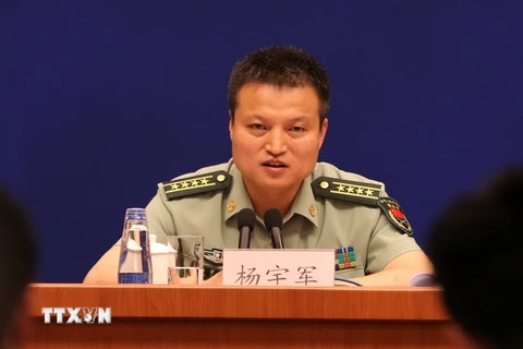 Người phát ngôn Bộ Quốc phòng Trung Quốc Dương Vũ Quân. Ảnh: Yonhap/TTXVN)