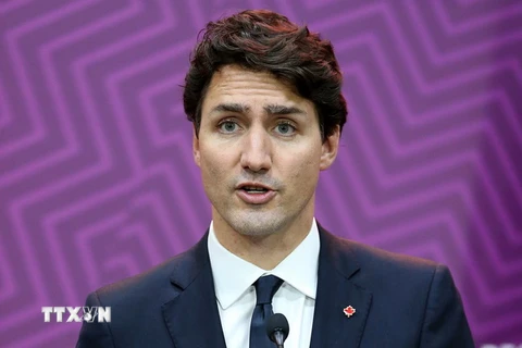 Thủ tướng Canada Justin Trudeau. (Ảnh: THX/TTXVN)