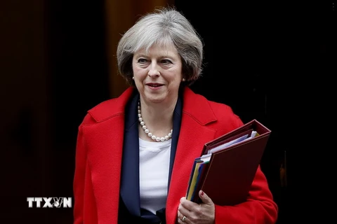 Thủ tướng Anh Theresa May. (Ảnh: AP/TTXVN)