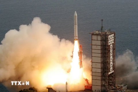 Tên lửa Epsilon. Ảnh: AFP/TTXVN)