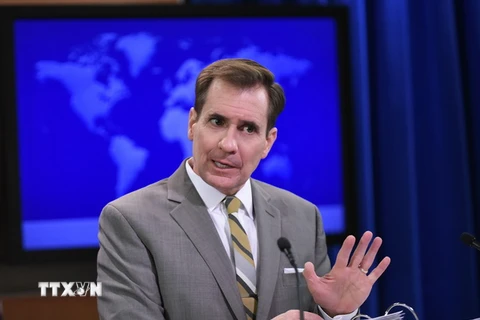 Người phát ngôn Bộ Ngoại giao Mỹ John Kirby. (Ảnh: AFP/TTXVN)