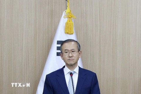 Thứ trưởng thứ nhất Bộ Ngoại giao Hàn Quốc Lim Sung-nam. (Ảnh: YONHAP/TTXVN)