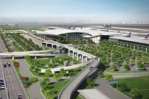 Phối cảnh dự án sân bay Long Thành. (Ảnh: TTXVN)