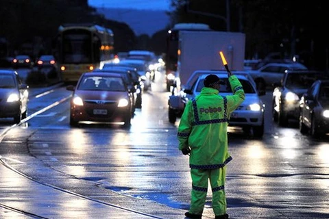 Giao thông tại Australia bế tắc sau khi mất điện. (Nguồn: Reuters)