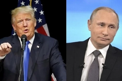 Tổng thống đắc cử Mỹ Donald Trump và Tổng thống Nga Vladimir Putin. (Nguồn: Reuters)