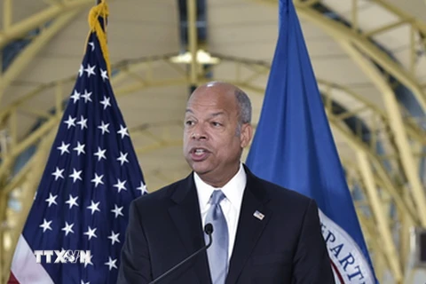 Bộ trưởng An ninh nội địa Mỹ Jeh Johnson. (Ảnh: AFP/TTXVN)