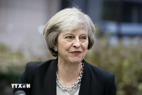 Thủ tướng Anh Theresa May. (Ảnh: EPA/TTXVN)