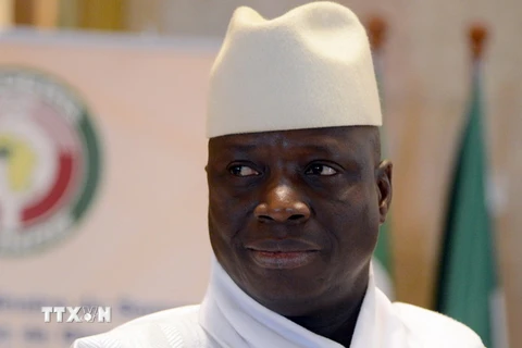 Tổng thống Gambia mãn nhiệm Yahya Jammeh. (Ảnh: AFP/TTXVN) 