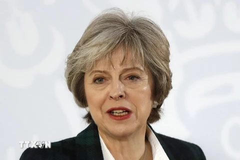 Thủ tướng Anh Theresa May. (Ảnh: AFP/TTXVN)