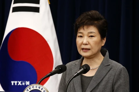 Bà Park Geun-hye. (Ảnh: AFP/TTXVN)