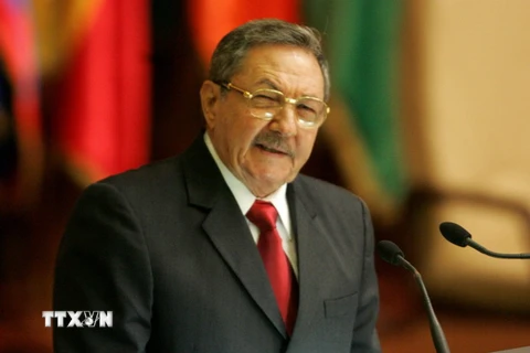 Chủ tịch Cuba Raul Castro. (Ảnh: AFP/TTXVN) 