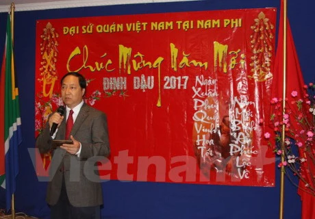 Đại sứ Việt Nam tại Nam Phi Vũ Văn Dũng. (Ảnh: Mạnh Hùng/Vietnam+)
