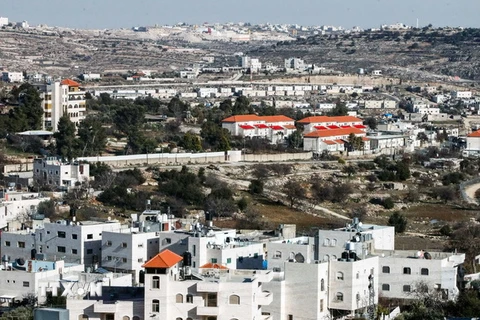Khu định cư Givat Harsina ở thành phố Bờ Tây Hebron ngày 5/2 vừa qua. (Ảnh: AFP/TTXVN)