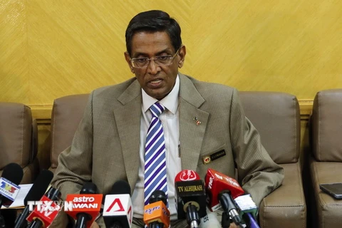 Bộ trưởng Y tế Subramaniam Sathasivam. (Ảnh: EPA/TTXVN)