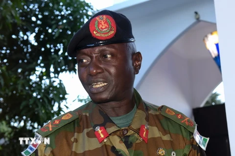Tổng Tham mưu trưởng quân đội Gambia Ousman Badjie. (Ảnh: AFP/TTXVN)