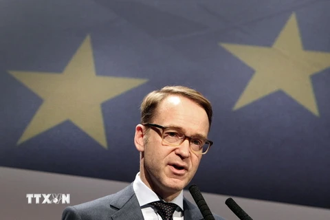 Thống đốc Ngân hàng trung ương Đức Bundesbank, kiêm quan chức cấp cao của ECB Jens Weidmann. (Ảnh: AFP/TTXVN)