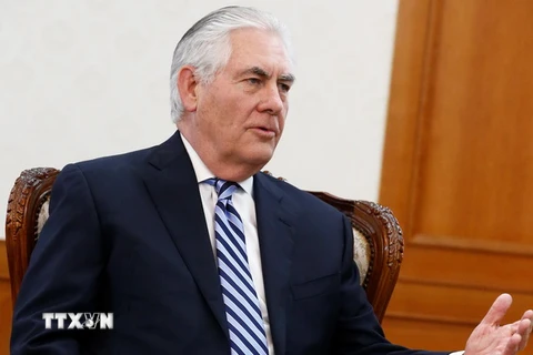 Ngoại trưởng Mỹ Rex Tillerson. (Ảnh: AFP/TTXVN)