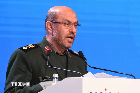 Bộ trưởng Quốc phòng Iran Hossein Dehghan. (Ảnh: AFP/TTXVN)