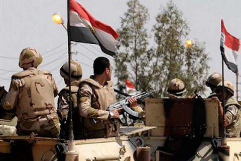 Binh sỹ Ai Cập làm nhiệm vụ tại miền Bắc Sinai. (Nguồn: Reuters)